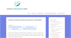 Desktop Screenshot of cavitaciones.com