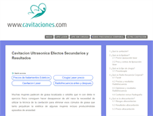 Tablet Screenshot of cavitaciones.com